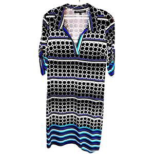 Mile Gabrielle Medium Women's Dress Blue Black  Misses Size 8 10 M